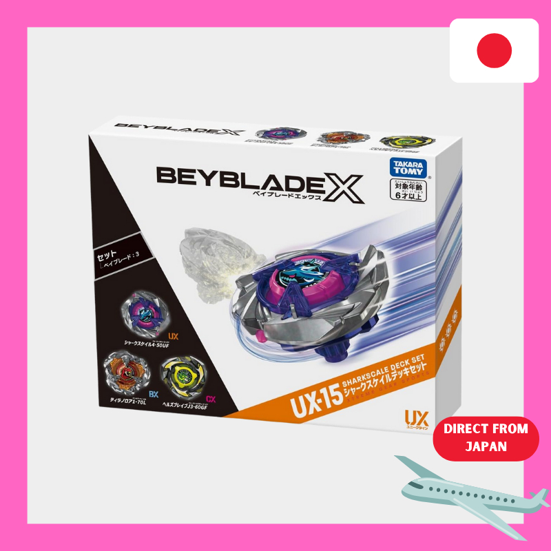 BEYBLADE X UX-15 Shark Scale Deck Set