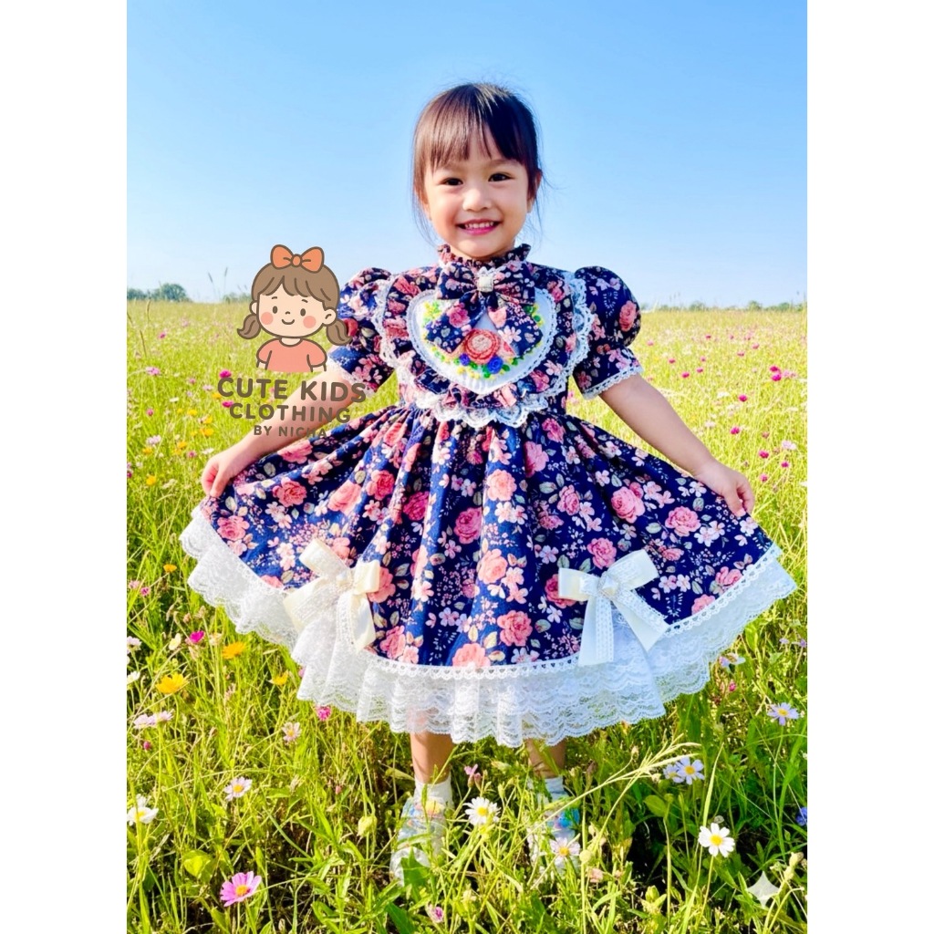 ชุดเดรสเด็กน่ารักๆ+เจ้าหญิง+Cute Kids Clothing by Nich