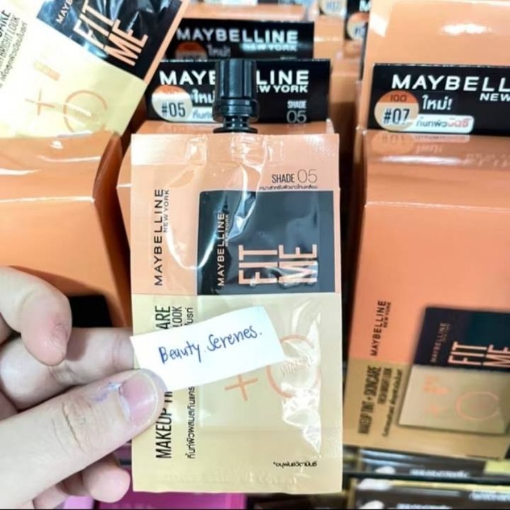 1 ซอง maybelline fit me flet tintลิป