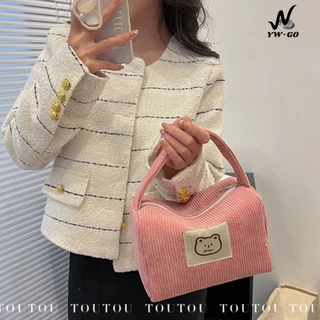 6สี กระเป๋าถือ Cosmetic bag น่ารัก สไตล์เกาหลี สำหรับผู้หญิง กระเป๋าเครื่องสำอาง G3530
