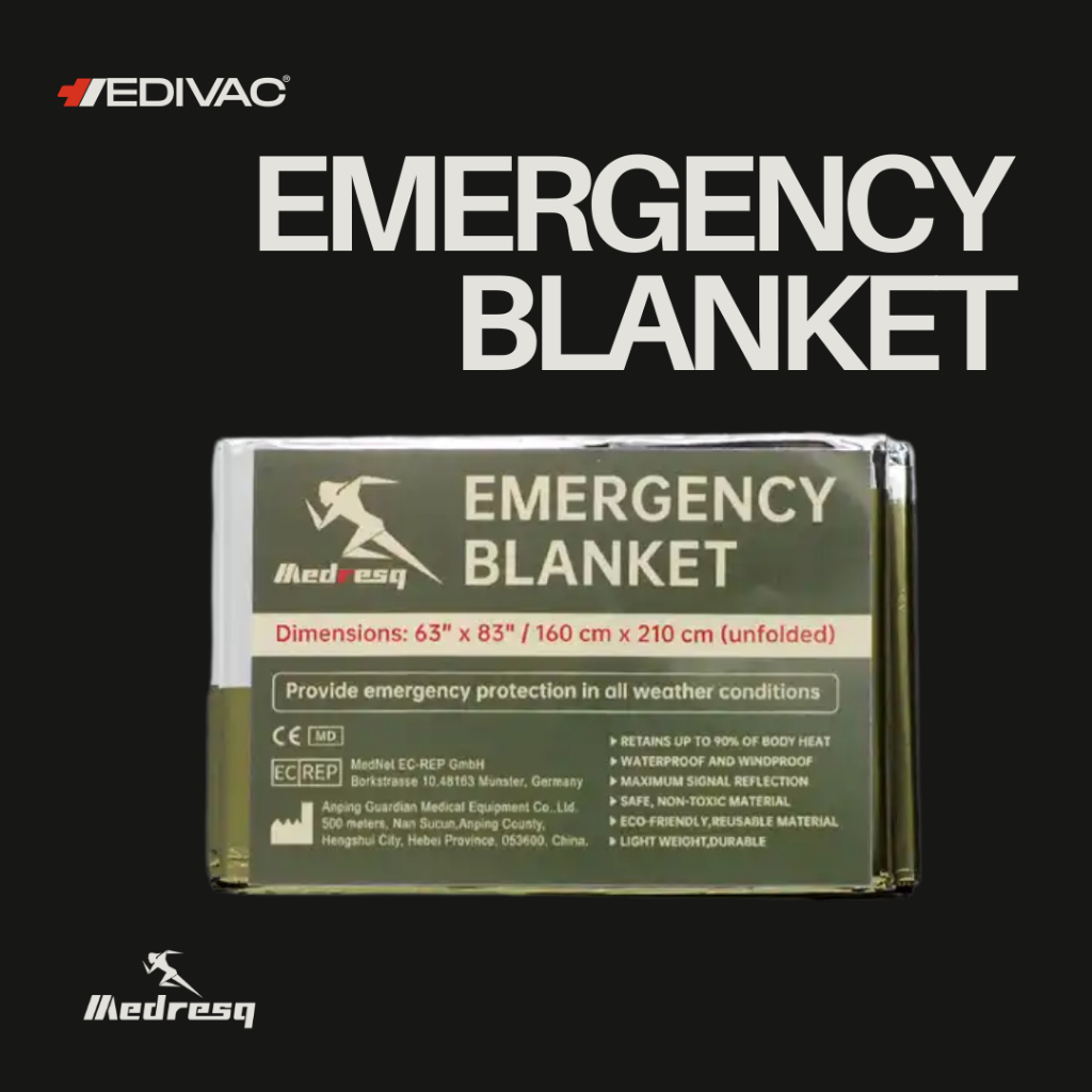 ผ้าห่มฉุกเฉิน | ผ้าห่มลดอุณหภูมิ | ผ้าห่มกู้ชีพฉุกเฉิน (Emergency Blanket)
