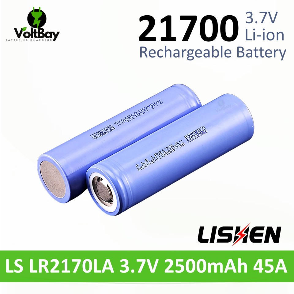 Lishen  ถ่านชาร์จ LR2170LA  LS 21700 3.7V 4000mAh จ่ายกระแสสูงสุด 45A