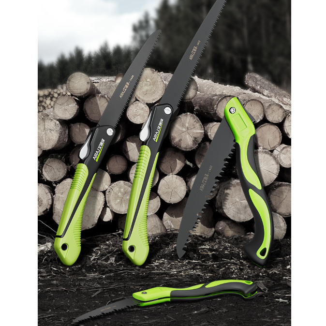 พร้อมจัดส่งในไทย เลื่อยพับ เลื่อยตัดกิ่งไม้ แข็งแรง เหล็ก SK9 แท้ กันสนิม