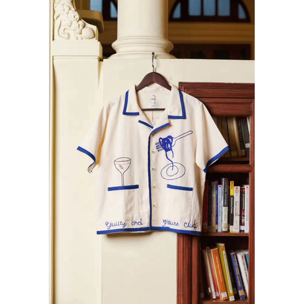 Pickle Projects— GP CLUB HAND EMBROIDERED S/S SHIRT (ปักด้วยมือ) – โปรปัง