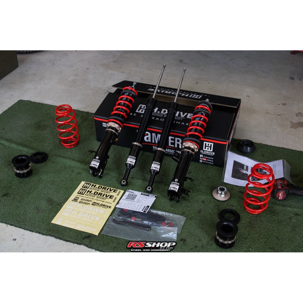 โช๊ค H-Drive S.Spec สตรัทปรับเกลียว ระบบ Monotube ปรับได้ 30 ระดับ