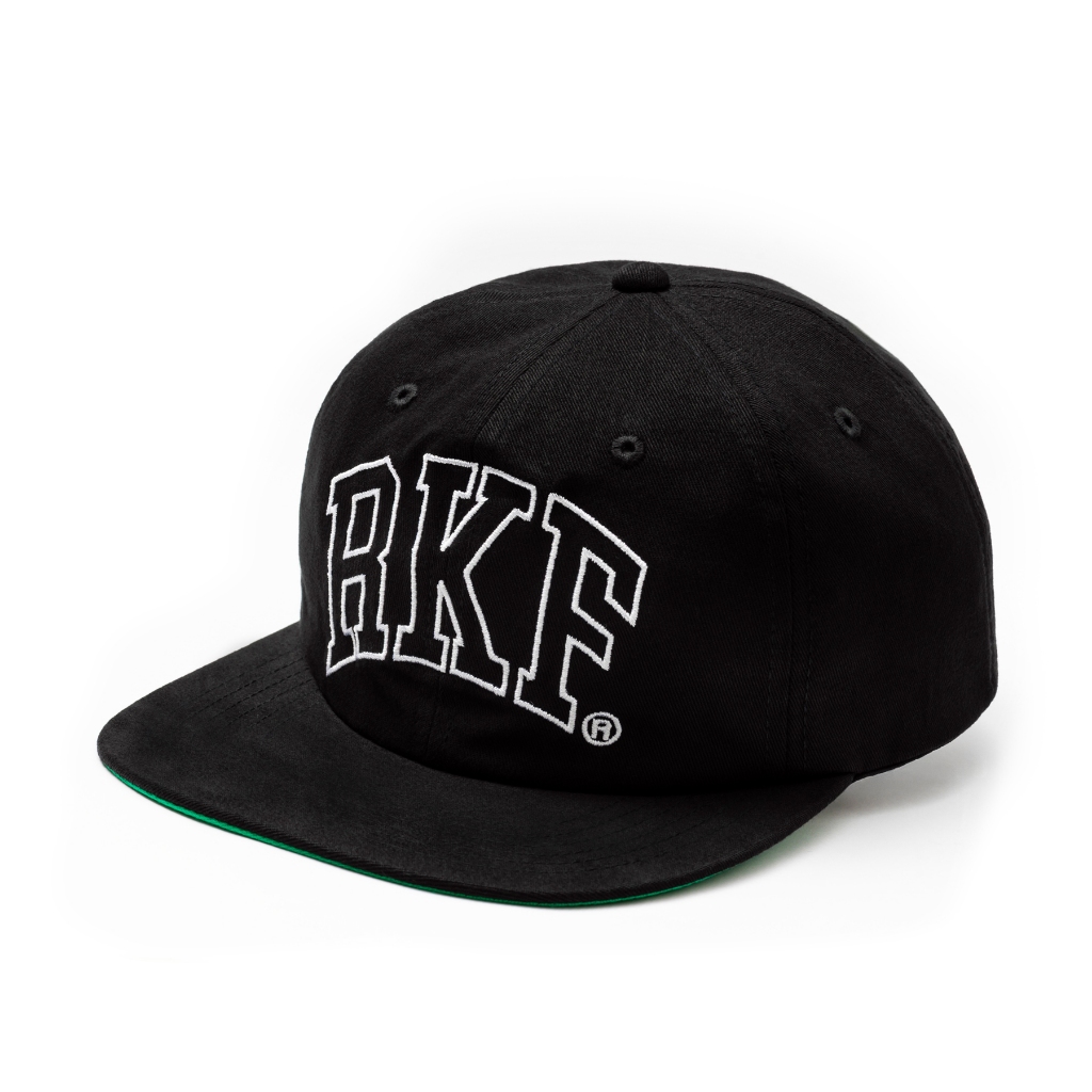 Rubber Killer - RK COLLEGE BASEBALL CAP - Black/Green - 203140129