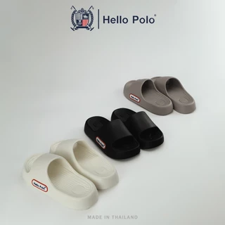 Hello Polo รองเท้าแตะแบบสวม รองเท้าแฟชั่น พื้นหนา สูง 4 CM. วัสดุ EVA สำหรับผู้ชายและผู้หญิง HP8058