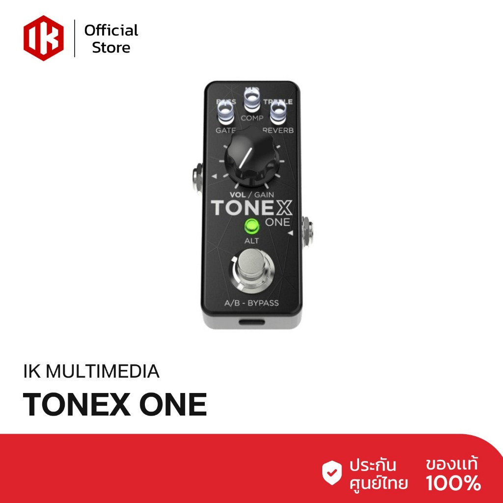 IK MULTIMEDIA TONEX ONE เอฟเฟคก้อน จำลองแอมป์ คุณภาพเยี่ยม รองรับระบบ impulse response