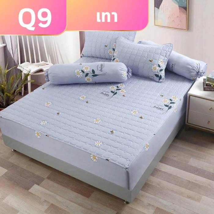 Dbedding ชุดผ้าปูที่นอน 6 ฟุต 5 ฟุต 3.5 ฟุต ผ้าคอตตอนซาติน thumbnail 7