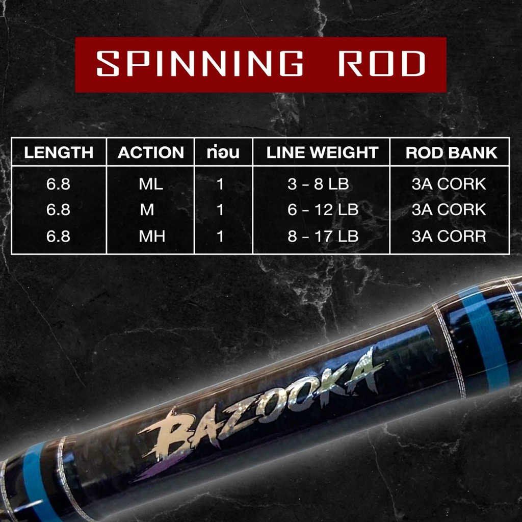 คันสปินBAZOOKAรุ่นAIR SPIN