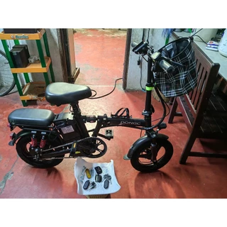 DongC electric bike จักรยานไฟฟ้าพับได้ 14 นิ้ว 48V แบตลิเที่ยม เหมาะสำหรับผู้ใหญ่ ขับได้ไกลถึง 60-150 กิโลเมตร Scooter