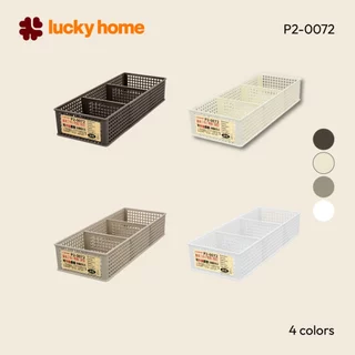 LUCKY HOME ตะแกรง 3 ช่อง P2-0072 ขนาด : 12 x 30 x 5.6 CM. ( กว้าง*ยาว*สูง )
