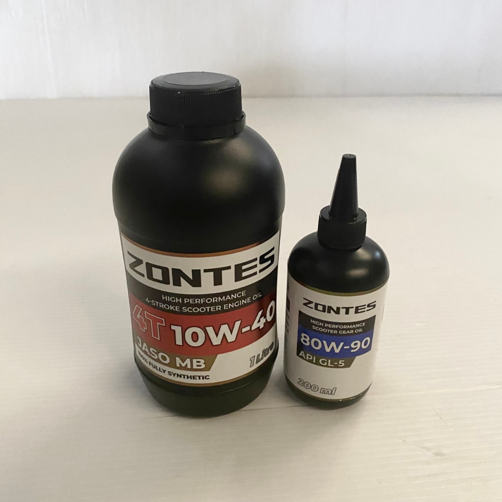 น้ำมันเครื่อง+น้ำมันเกียร์ (แพ็คคู่ /อย่างละ 1 ขวด) ZONTES