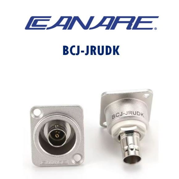 Canare BNC ติดแท่น รองรับ 4K 12G-SDI Canare BCJ-JRUDK 75Ω BNC Receptacles/ Panel Mount (BNC to BNC Wall Mount Connector)
