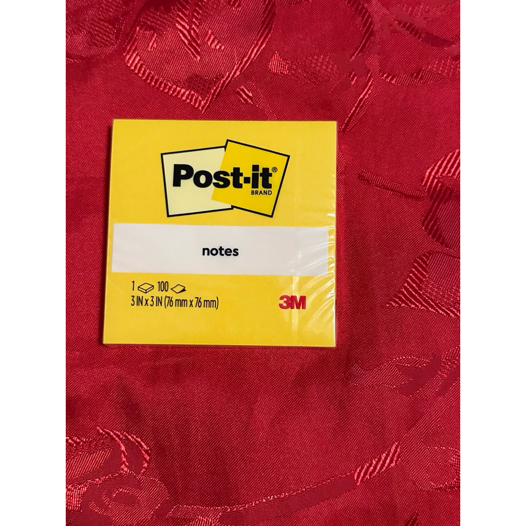 โพสอิท post it สีเหลือง 3M