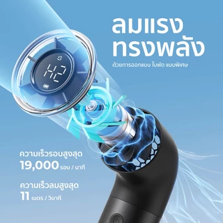 Aecooly พัดลมมือถือ Aero Pro ความจุ 3500mAh พัดลมพกพาดีไซน์พรีเมี่ยม แรงลมทรงพลัง จอ LED แสดงผล