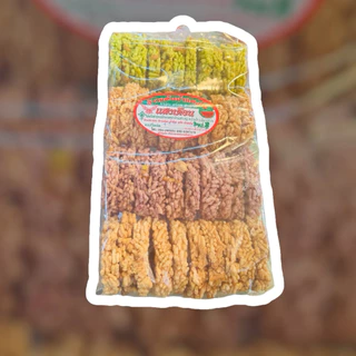 ข้าวแต๋นน้ำแตงโม คำเดียว ธัญพืช หมูหยอง 35฿ 400g กรอบอร่อยสดใหม่