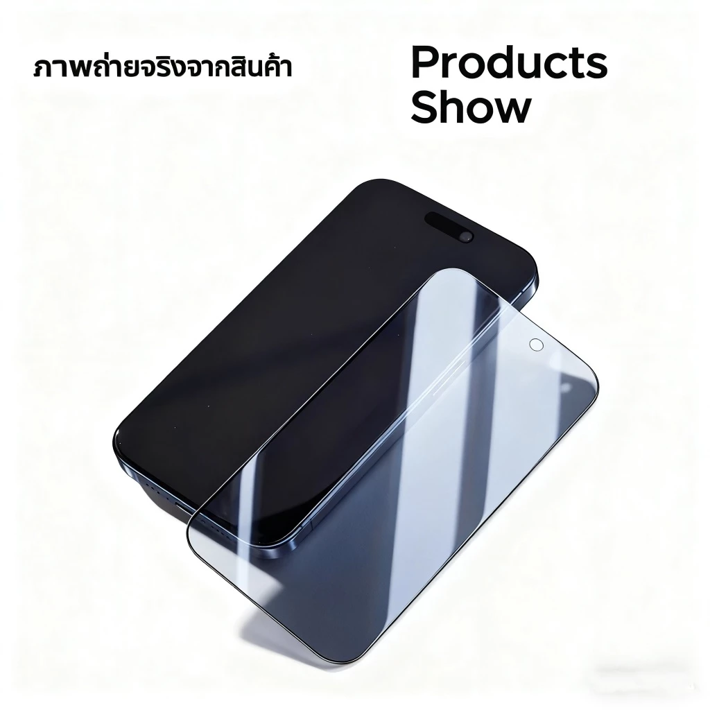 ฟิล์มกระจก เต็มจอ สำหรับ iPhone กันมองกันเสือก รุ่น 17pro MAX 15 14 16 Pro Max 13 ProMax 12 SE 16Plus X XR XS 11 17AIR thumbnail 8
