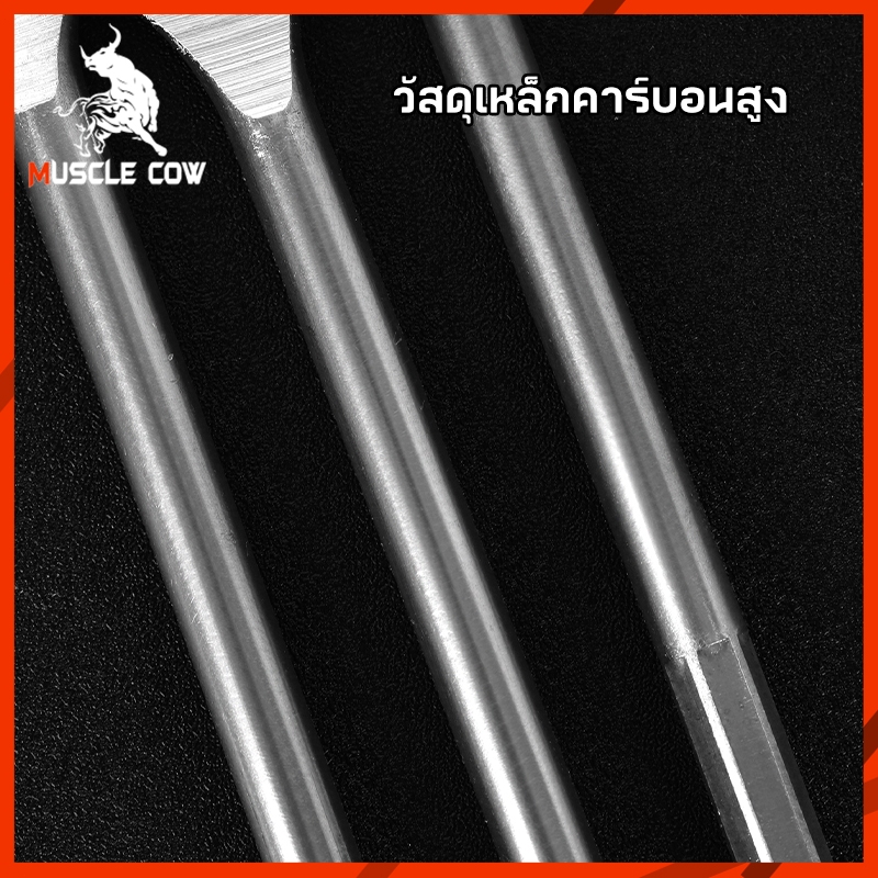 MUSCLE COW ดอกสว่านไม้แบบเจาะ ดอกสว่านก้านตรง 6 ชิ้น ขนาด 10/12/16/18/20/25 มม. สำหรับเจาะไม้ - รูปที่ 3