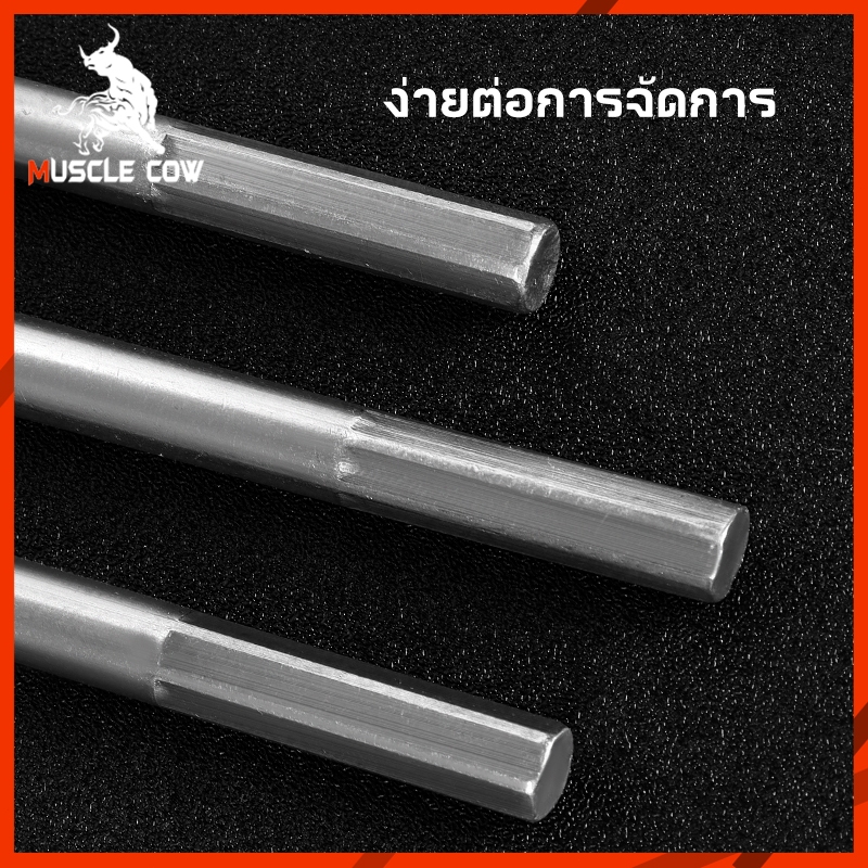 MUSCLE COW ดอกสว่านไม้แบบเจาะ ดอกสว่านก้านตรง 6 ชิ้น ขนาด 10/12/16/18/20/25 มม. สำหรับเจาะไม้ - รูปที่ 4