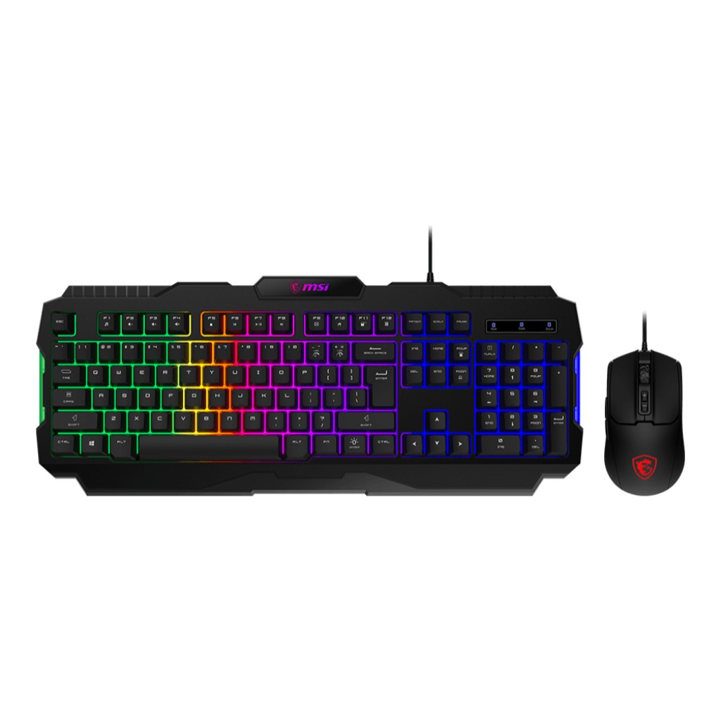KEYBOARD & MOUSE MSI FORCE GK100 COMBO