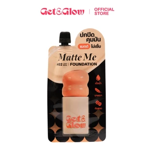 Get&Glow Matte Me Foundation Spf 30 pa+++ รองพื้นแมตต์แบบงานผิว ปกปิดแต่บางเบา