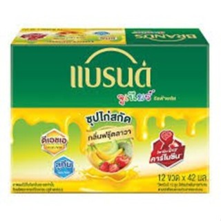 แบรนด์จูเนียร์ อัลฟ่าพลัส ซุปไก่สกัด (กลิ่นฟลุ๊ตลาวา) ขนาด 4…