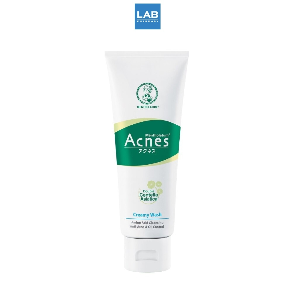 Mentholatum Acnes Creamy Wash 100g. เมนโทลาทั่ม แอคเน่ส์ ครีมมี่ วอช 100 กรัม