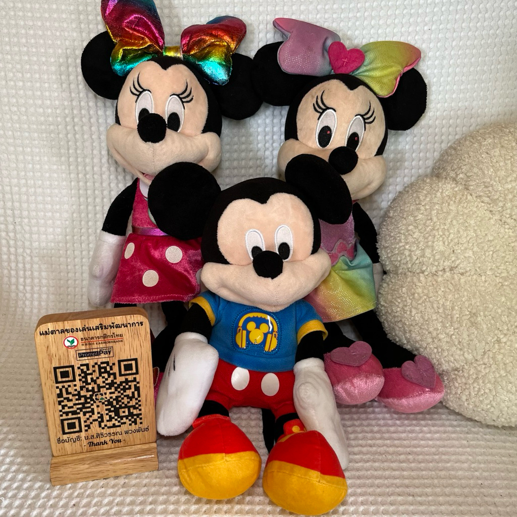 💝ตุ๊กตา Mickey Mouse& Minnie Mouse Disney