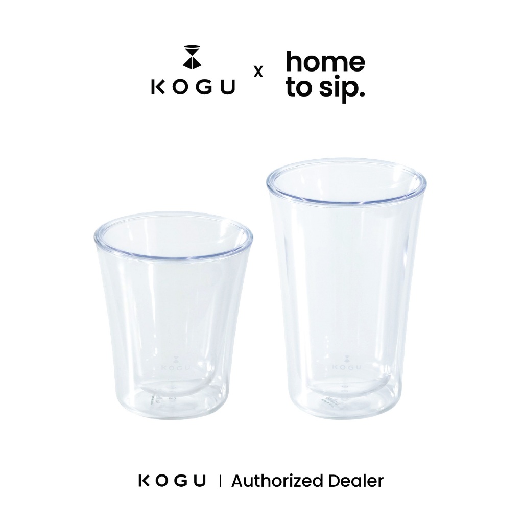 [พร้อมส่งในไทย] KOGU Crack Resistant Double Wall Glass (ตก ไม่แตก)
