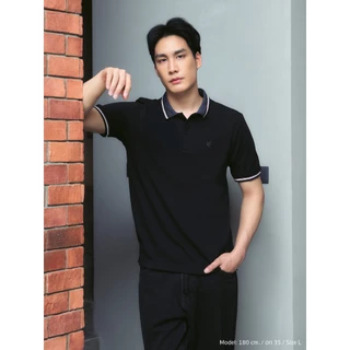 MeMo™ | Polo | เสื้อโปโลเมโม่ Original ปกริ้ว ปักโลโก้ (New Iconic) ผ้า Pique นุ่ม ทรงสวย ใส่สบาย