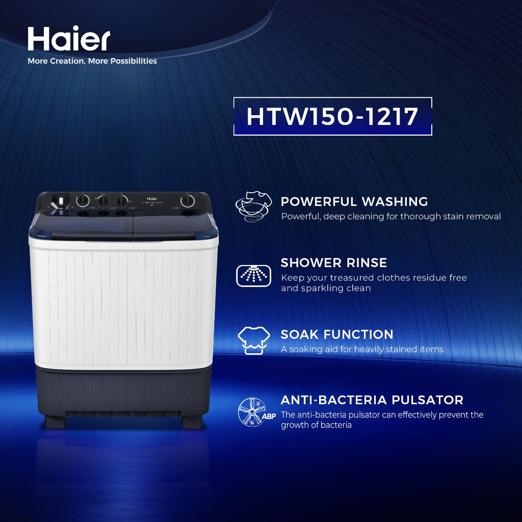 Haier Washing Machine HTW150-1217 15KG