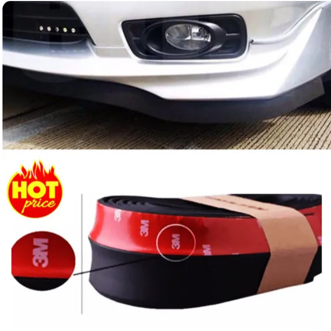 Samurai ลิ้นยาง ซามูไร กาว 3M สีดำ ยาง EPDM แท้100% ความยาว 2.5 -3เมตร สำหรับรถตู้และกระบะ ติดสเกิร์