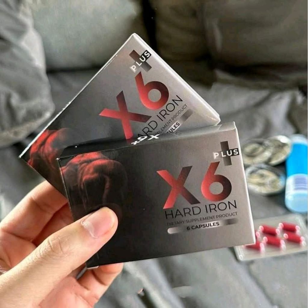 X6 Plusผลิตภัณฑ์อของเเท้100%(1กล่อง6เเคปซูล