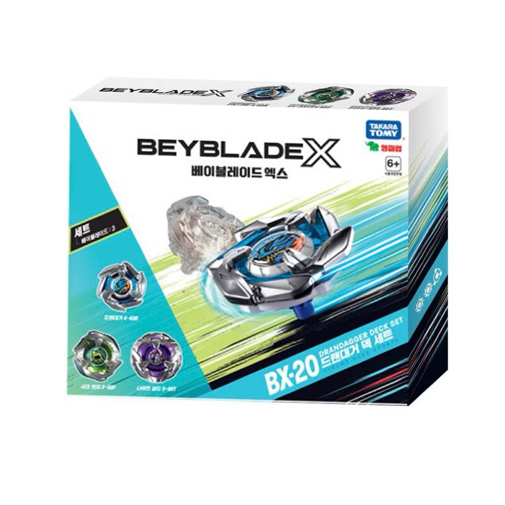 Takara Tomy เบย์เบลด Beyblade X Bx-20 Dran Dagger Deck Set แท้100%