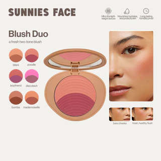 Sunnies Face Healthy Touch Blush Duo [บลัชฝุ่นสองเฉดสี]