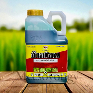 ช๊าคโซน ตราฉลาม🐬ขนาด 4 ลิตร ชื่อสามัญ : สารไดควอตไดโบรไมด์ ก…