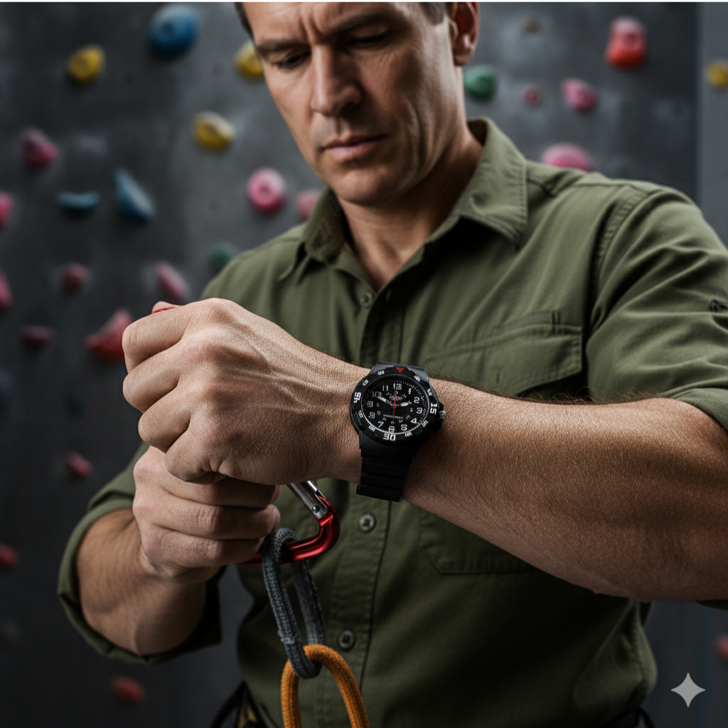 AOPOL Big Watch นาฬิกาข้อมือผู้ชาย-ผู้หญิงและเด็ก สายยาง ระบบเข็ม กันน้ำได้