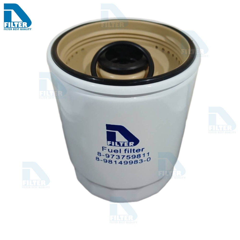 D Filter กรองโซล่า (กรองน้ำมันดีเซล) ใช้สำหรับ Isuzu D-Max 2005-2007 (2.5,3.0 คอมมอนเรล),Mu-7 (3.0) ลูกเหล็ก DF146N