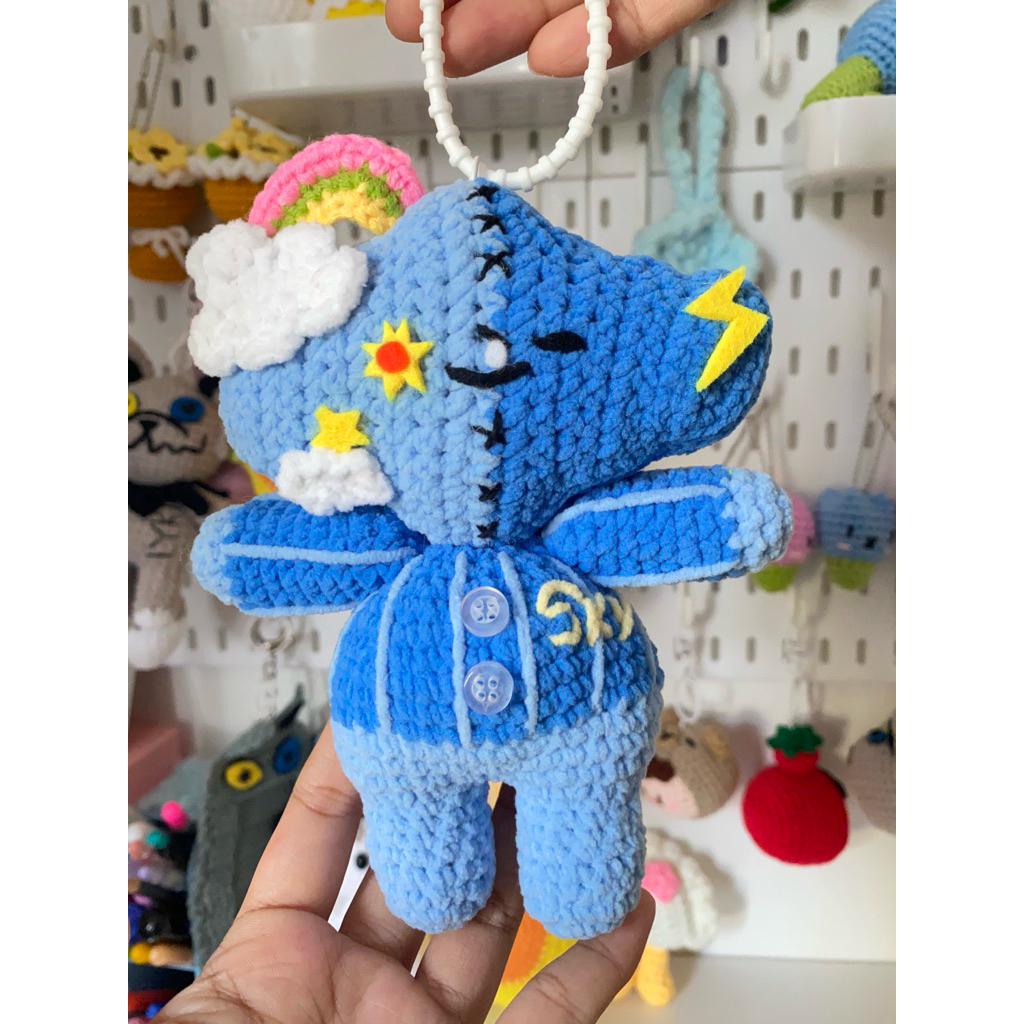 Smyle พวงกุญแจไหมพรม