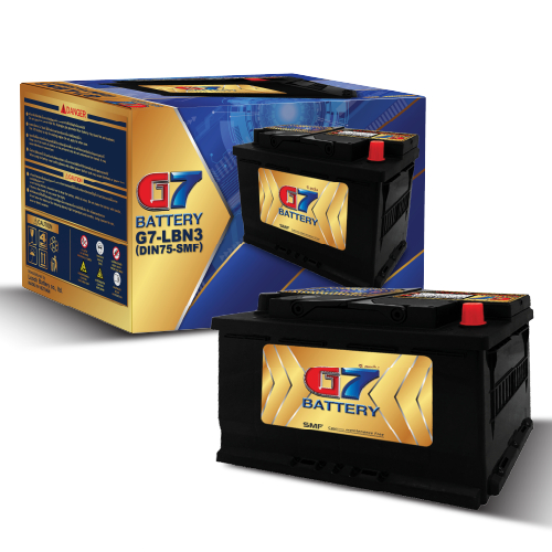 แบตเตอรี่รถยนต์ G7-LBN3 (DIN75-SMF)