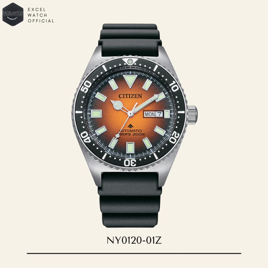 [ Excel Watch ] นาฬิกาซิติเซน CITIZEN Promaster Automatic รุ่น NY0120-01Z 200M