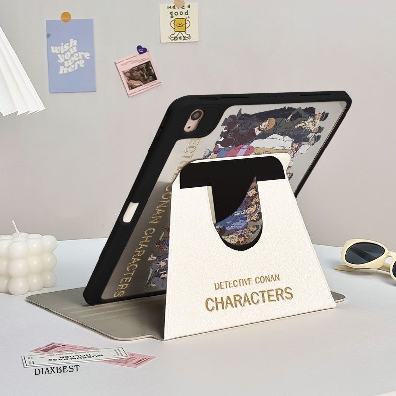 ✨ส่ง24ชม✨เคสiPadหมุน 360° Gen10 Gen11 Air8 ที่ใส่ปากกา ยอดนักสืบจิ๋วโคนัน case iPad Air7 11/13 Gen12 ราคา ถูกที่สุด ดีลบีเคเค แกลเลอรีภาพที่ 3