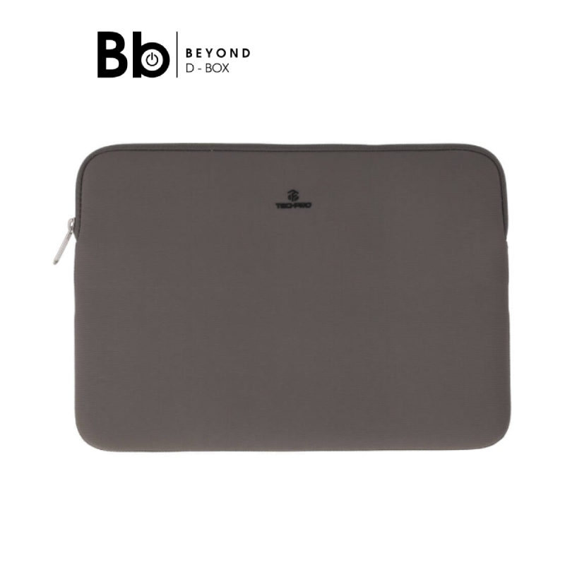 กระเป๋าโน๊ตบุ๊ค TECHPRO Sleeve 14 inch Soft Cloudy Titanium Grey by BB Beyond D-Box