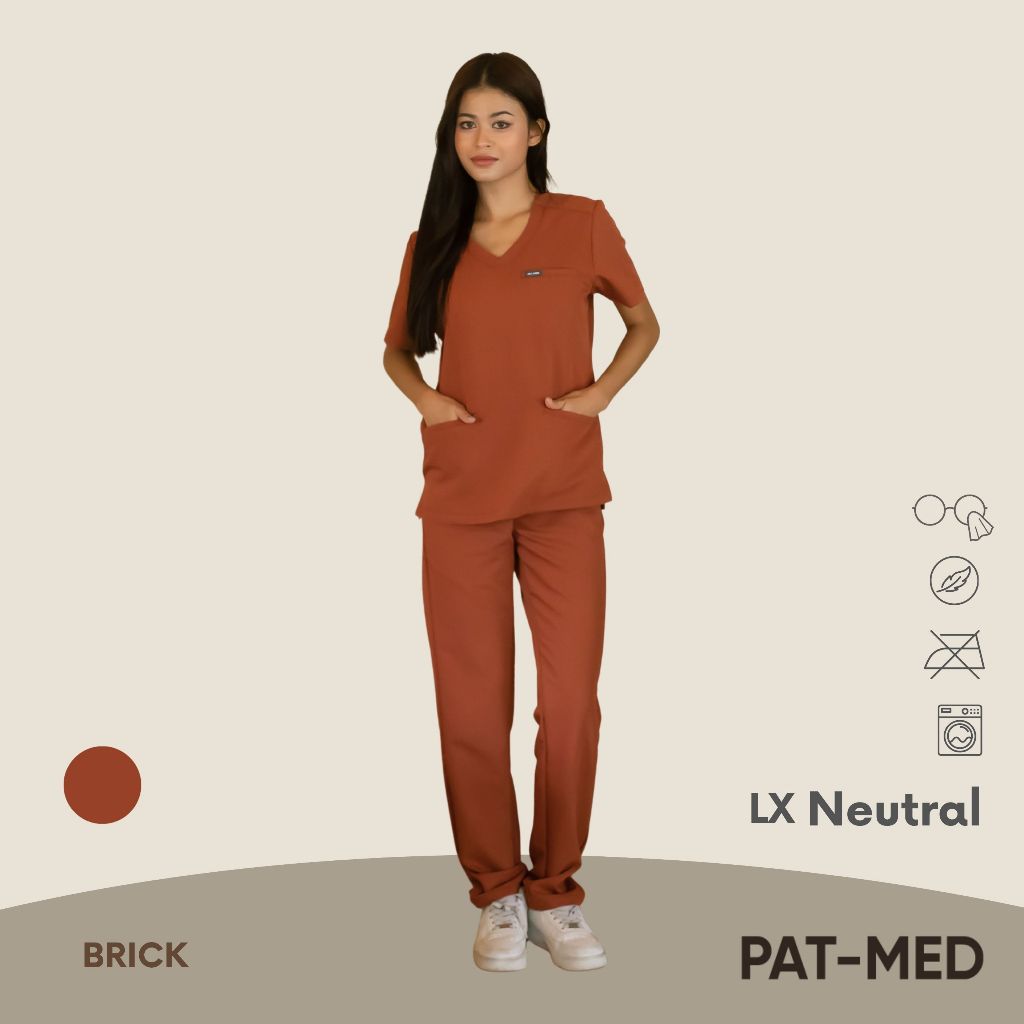 PAT-MED LX Neutral Scrubs Sets Top & for Female ชุดสครับแพทย์ พยาบาล (ไม่รวมปักชื่อ) - รูปที่ 3