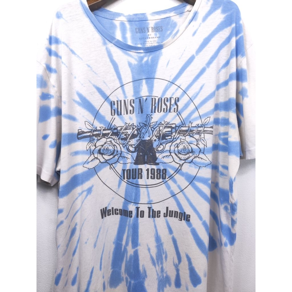 เสื้อวง มือสอง GUNS N' ROSES อก 48 ยาว 29 #841