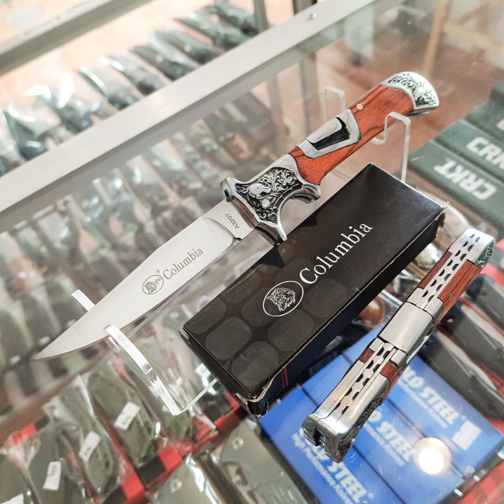 มีดพับ มีดพกพา มีดตั้งแคมป์COLUMBIA EXQUISITE KNIFE MODEL A3207