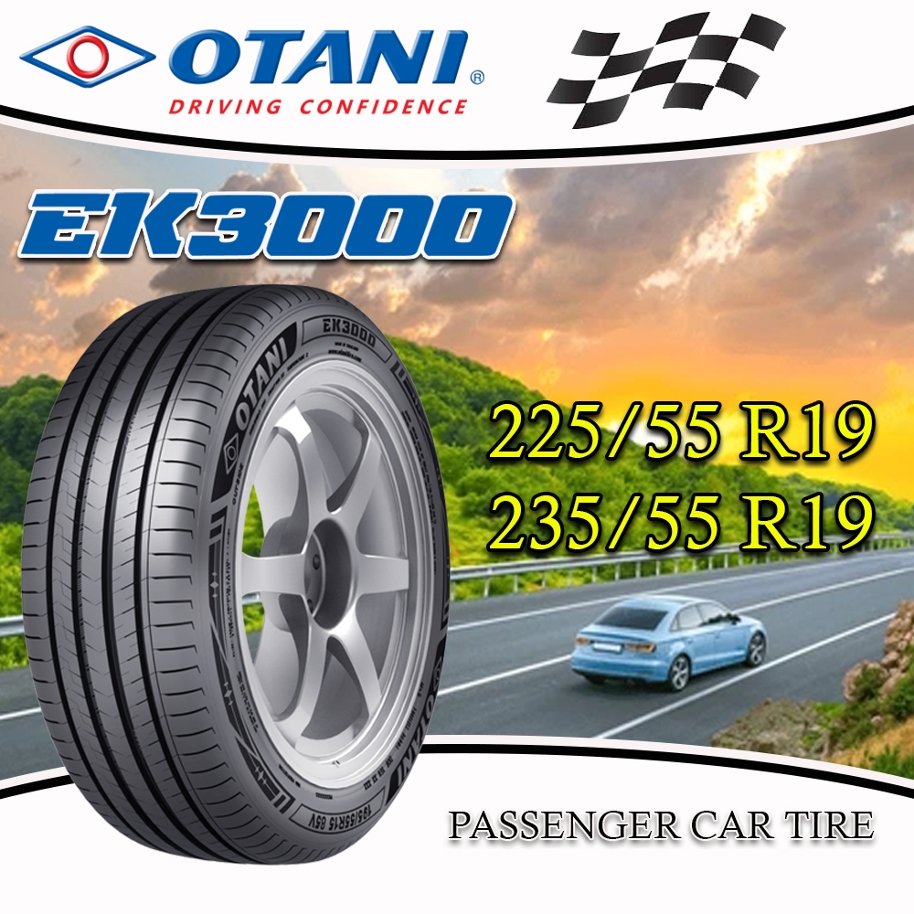 ยางรถยนต์ 235/55R19 ,225/55R19 EK3000 OTANI ฟรีจุ๊บ
