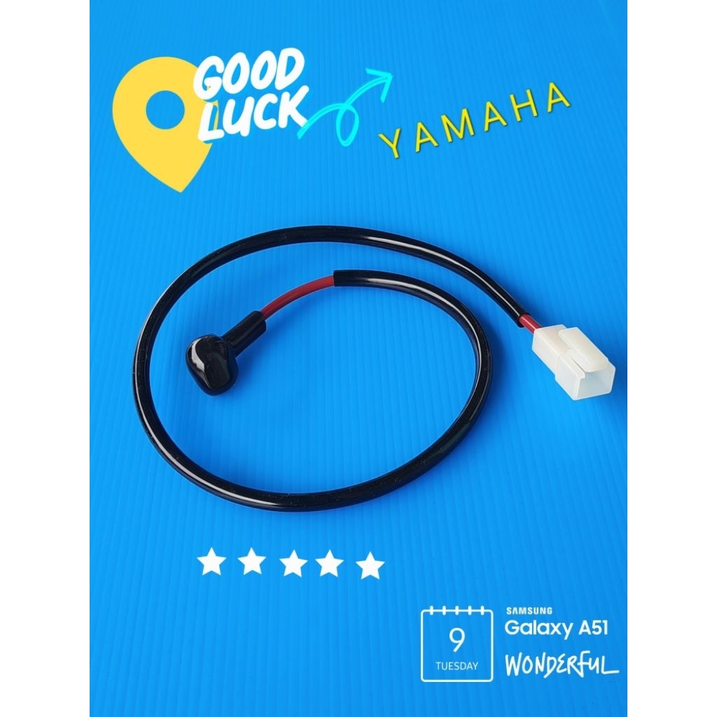 สายไฟไดสตาร์ทมอไซค์YAMAHAรุ่นMio,Jupiter,Fiz r,Vegaสายไฟขนาดใหญ่นำกระแสไฟได้ดีมาก(บรรจุ1อัน)