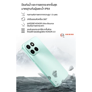 HONOR X6C สมาร์ทโฟน หน้าจอใหญ่ 6.61 นิ้ว | แบตเตอรี่อึด 5300mAh | ชาร์จเร็ว 35W | RAM 6GB | ความจุ 128GB-256GB | กันฝุ่น